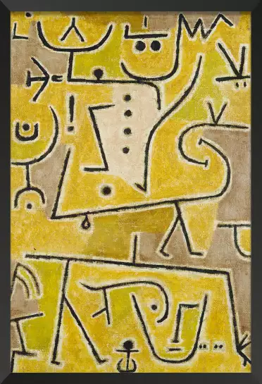 Gilet rouge par Paul Klee - tableau celebre