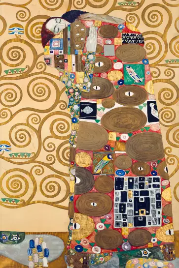L' accomplissement par Gustav Klimt - tableau celebre
