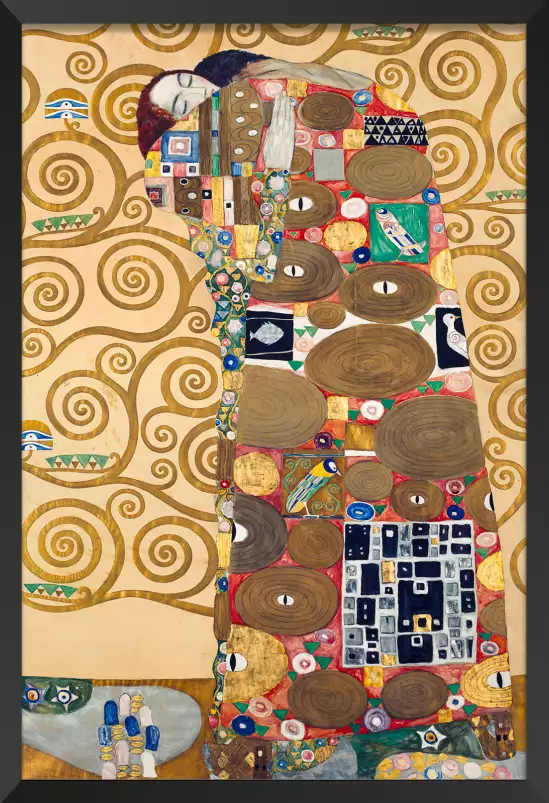 L' accomplissement par Gustav Klimt - tableau celebre