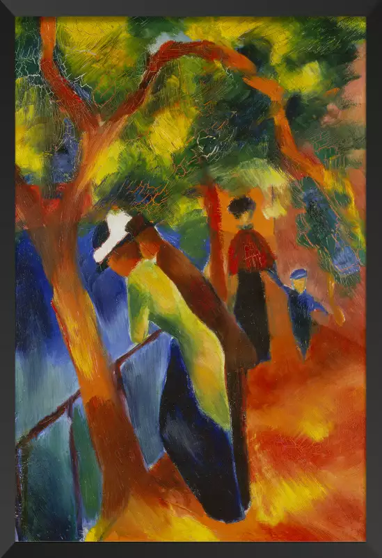 Sunny Path par August Macke - tableau celebre