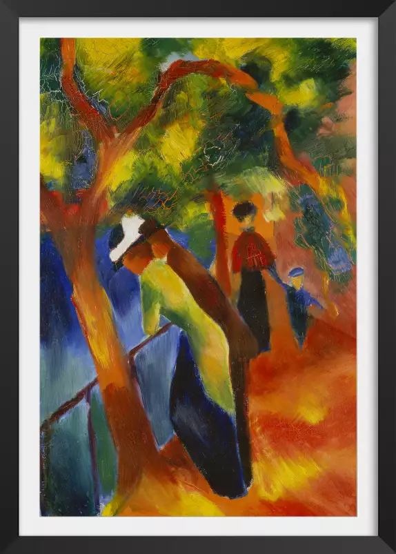 Sunny Path par August Macke - tableau celebre