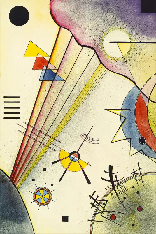 Clear connection par Wassily Kandinsky - tableau celebre