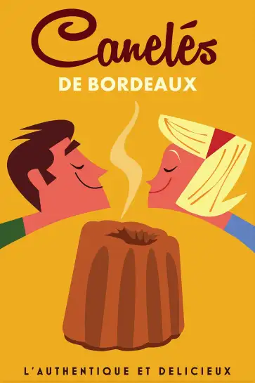 Affiche vintage de Cognac- poster charente illustré