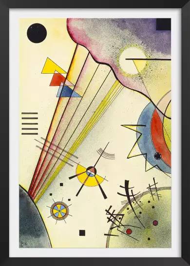 Clear connection par Wassily Kandinsky - tableau celebre