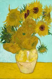 Les tournesols de vincent van gogh - tableau celebre