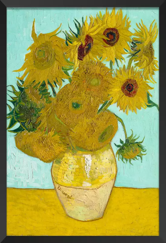 Les tournesols de vincent van gogh - tableau celebre