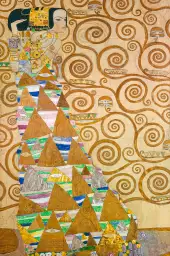 Expectation par Gustav Klimt - tableau celebre