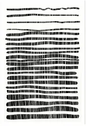 Affiche graphique rayures - motif abstrait noir et blanc