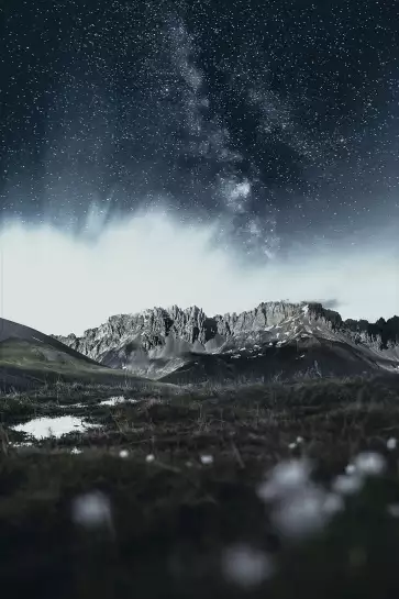 La tête dans les etoiles - paysage montagne