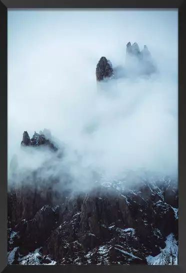 Tempête dans les alpes suisses - paysage montagne