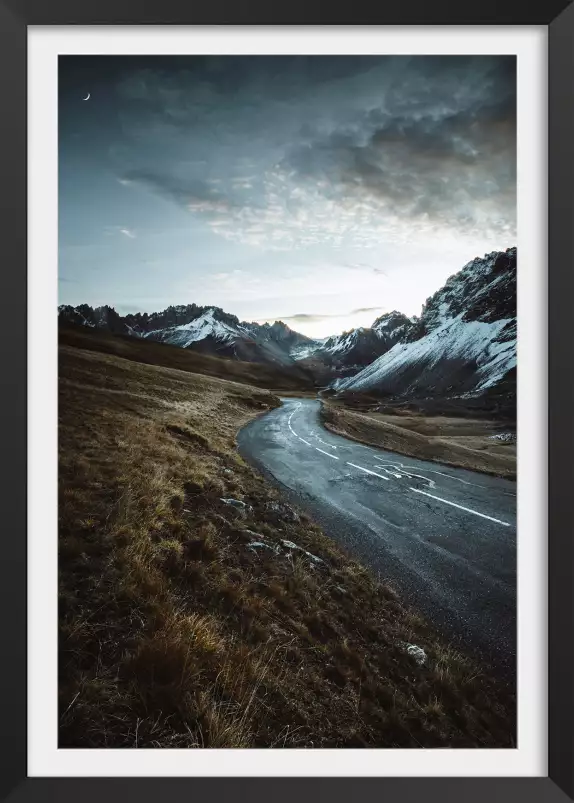 Sur la route du galibier - paysage montagne