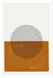 Affiche composition géométrique minimale