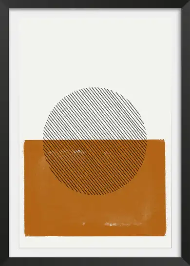 Affiche composition géométrique minimale