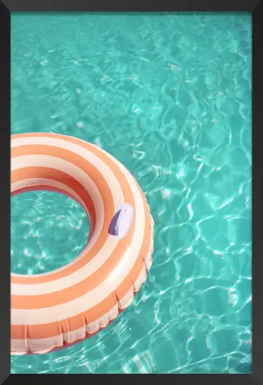 Affiche ambiance estivale eau turquoise