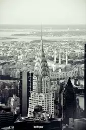 Chrysler building - affiche new york