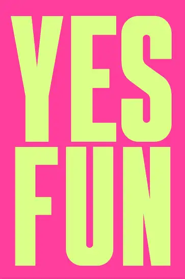 Affiche poster citation positive yes fun