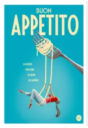Affiche poster cuisine italienne spaghettis