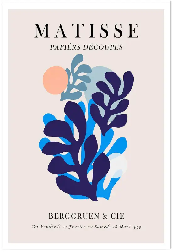 Affiche poster exposition matisse berggruen