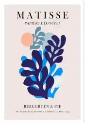 Affiche poster exposition matisse berggruen