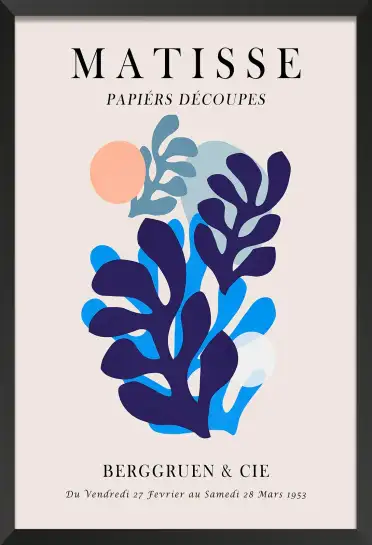 Affiche poster exposition matisse berggruen