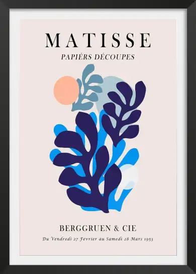 Affiche poster exposition matisse berggruen