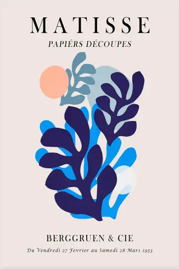 Affiche poster exposition matisse berggruen