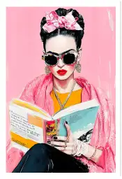 Affiche poster pop art frida kahlo