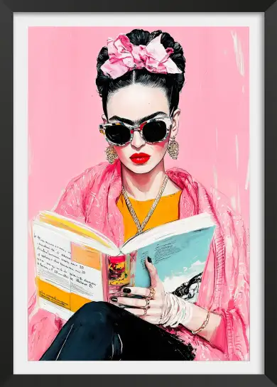 Affiche poster pop art frida kahlo