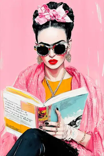 Affiche poster pop art frida kahlo