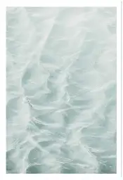 Affiche photo eau turquoise reﬂets