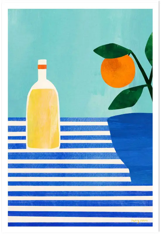 Affiche Poster Cabanes De Plage Henry Rivers