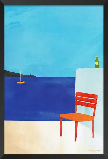 Affiche Poster Palmier Bord De Mer Henry Rivers