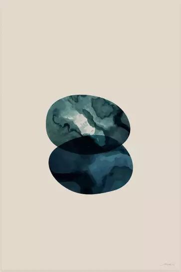 Labradorite vertueuse - poster minimaliste