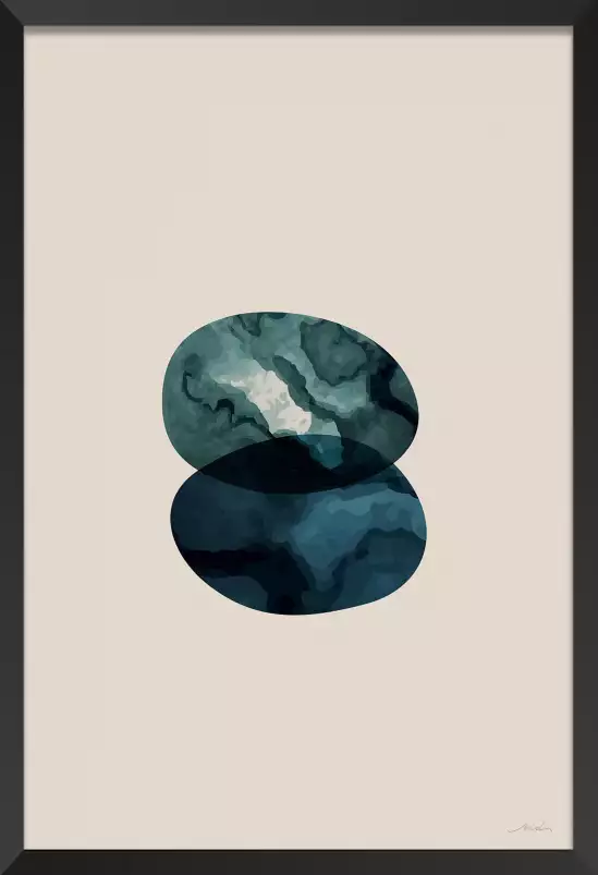 Labradorite vertueuse - poster minimaliste