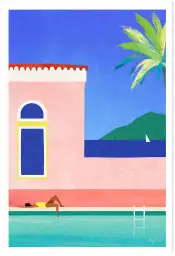 Affiche villa mediterranee Henry Rivers