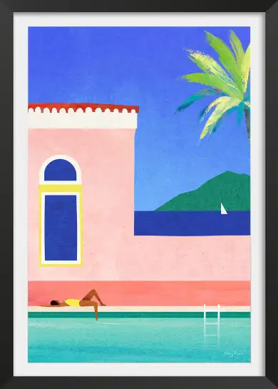 Affiche villa mediterranee Henry Rivers