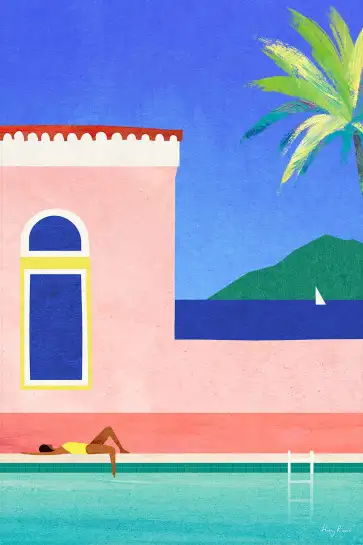 Affiche villa mediterranee Henry Rivers