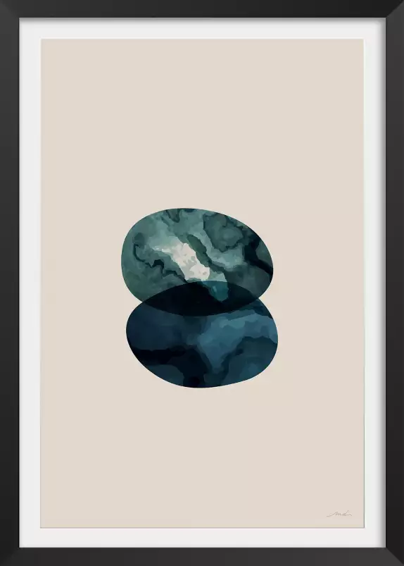 Labradorite vertueuse - poster minimaliste