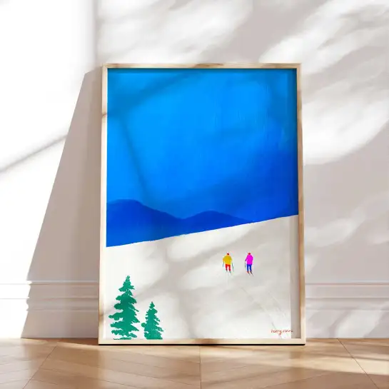 Une scène lumineuse inspirée de l’art de vivre méditerranéen. Cette affiche Henry Rivers apporte une touche élégante à votre