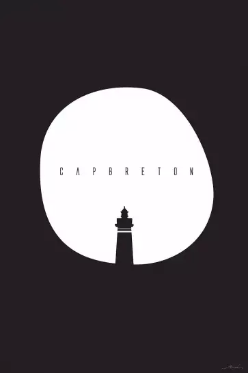 Minimal capbreton - poster minimaliste