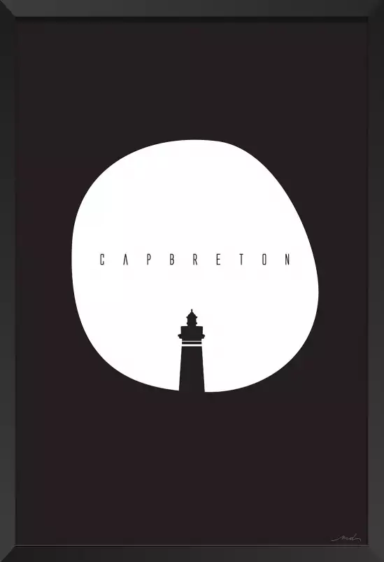 Minimal capbreton - poster minimaliste