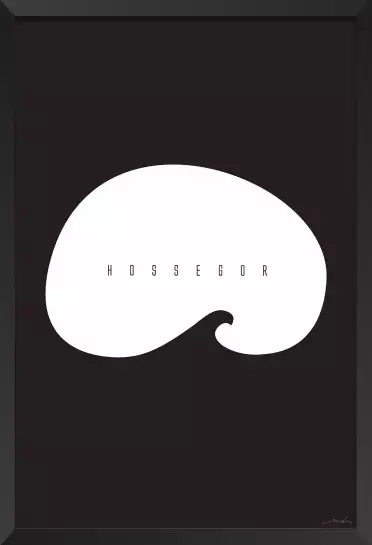 Minimal hossegor - poster minimaliste