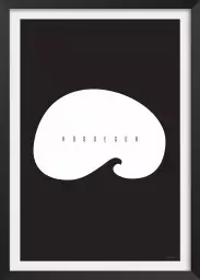 Minimal hossegor - poster minimaliste