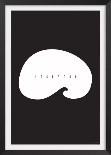 Minimal hossegor - poster minimaliste