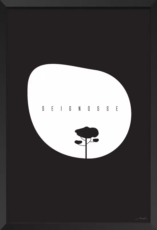 Minimal seignosse - poster minimaliste