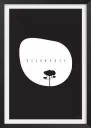 Minimal seignosse - poster minimaliste