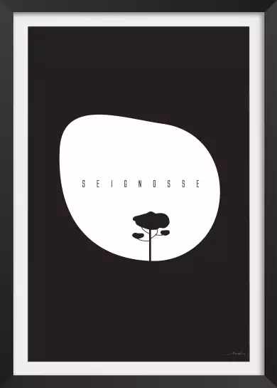 Minimal seignosse - poster minimaliste