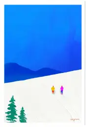 Affiche Poster Terrasse Vue Mer Henry Rivers