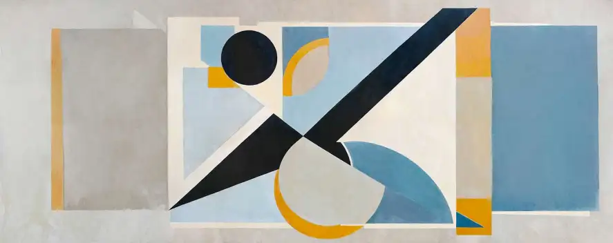 Papier peint abstrait art contemporain signal abstrait, décor mural moderne pour un bureau