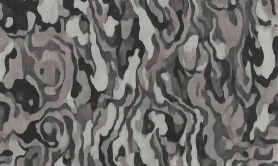 Papier peint racine carbone design organique sombre, décor mural effet matière pour bureau moderne